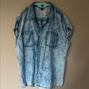 Rock & Republic Blue Casual Button Down Shirt